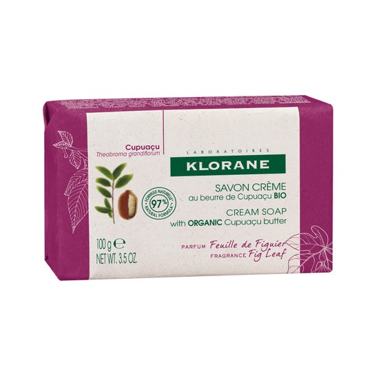 Klorane Cream Soap Feuille de Figuier with Cupuaçu Butter 100g