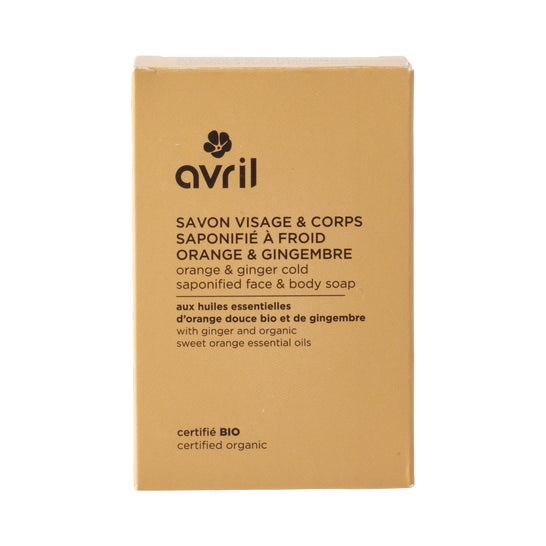 Avril Jabón Facial & Corporal en Frío Naranja & Jengibre 100 gr