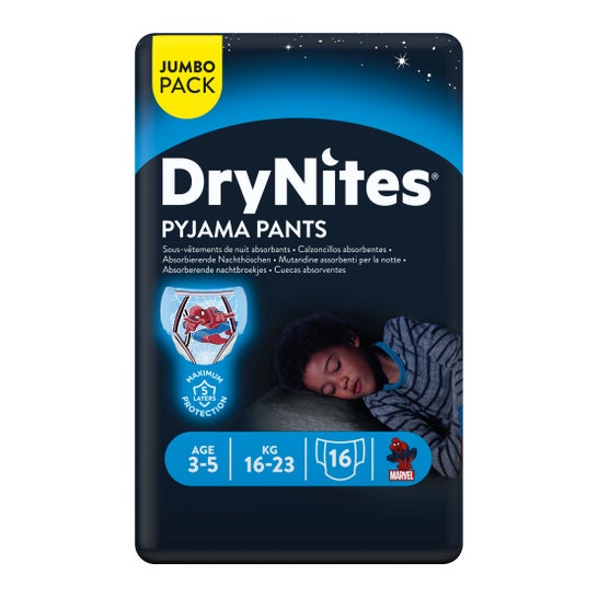 Huggies Pañales Drynites Infantil 3-5 Años 16u
