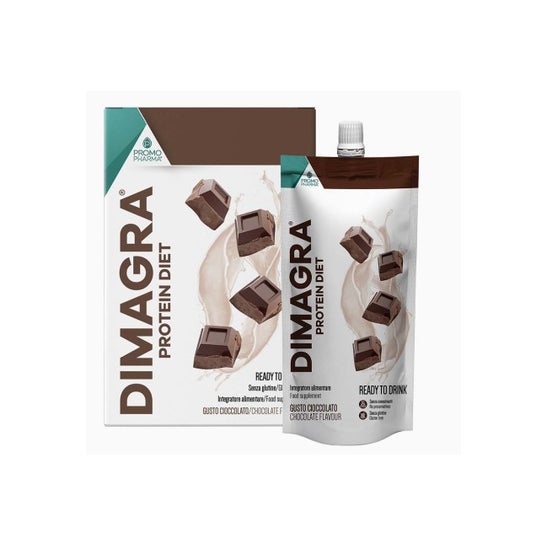 Promopharma Dimagra Protein Diet Cioccolato Gluten Free 7 Unità