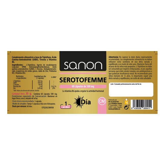 Sanon Serotofemme Día 60caps