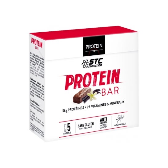 STC Nutrition Barras de proteínas vainilla 5x45g