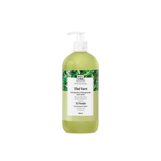 Soivre Cosmetics Green Tea Shower Gel & Shampoo 500ml