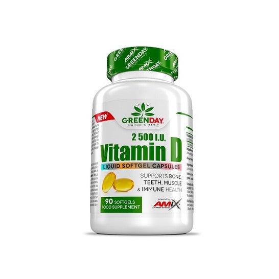 Amix GreenDay Vitamin D 2500 IU 90 perlas