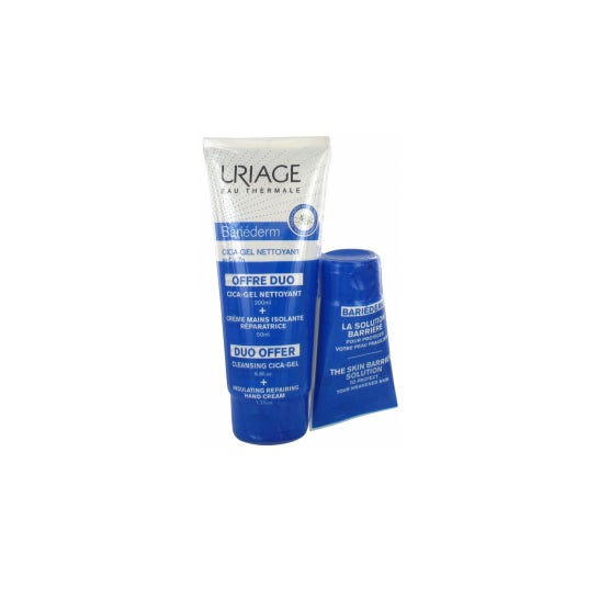 Uriage Bariéderm Cica-Gel Cleanser 200 ml + Hand Repair Cream 50 ml