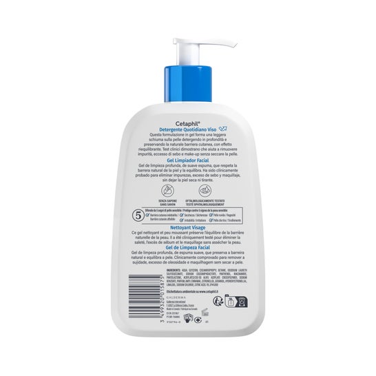 Cetaphil Gel Limpiador Facial Diario 470ml