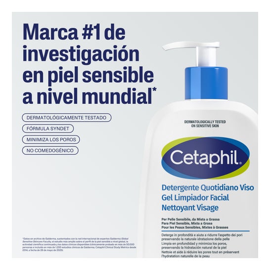 Cetaphil Gel Limpiador Facial Diario 470ml