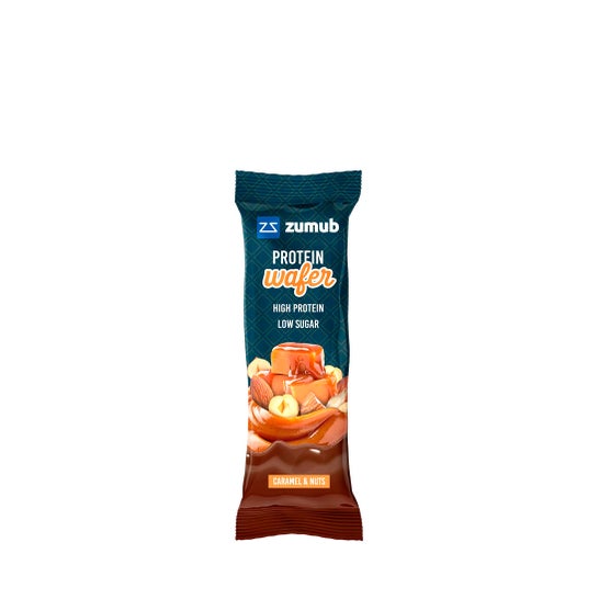 Zumub Protein Wafer Caramelo & Frutos Secos 35g