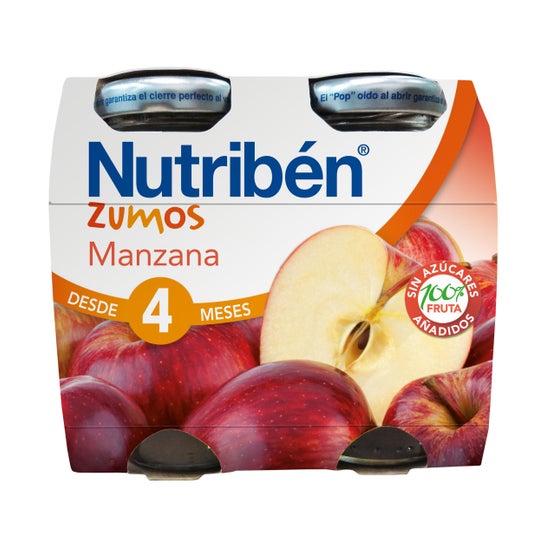 Nutribén® zumo de manzana 2x130ml