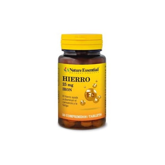 Nature Essential Hierro 25mg 50comp