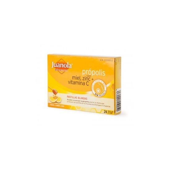 Juanola® própolis con miel, zinc y vitamina C 24uds