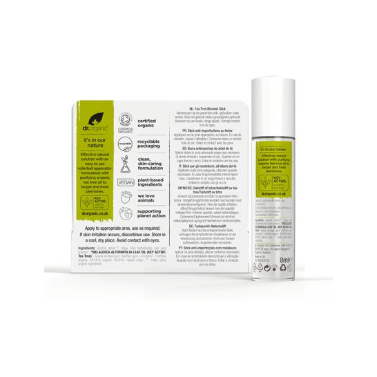 Dr.Organic Barra para Acné Árbol de Té 8 ml