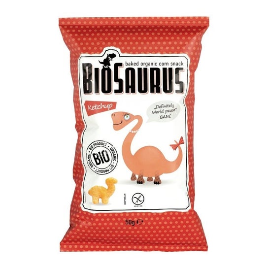 BioSaurus Snack Ketchup Glutenfri Bio 50g