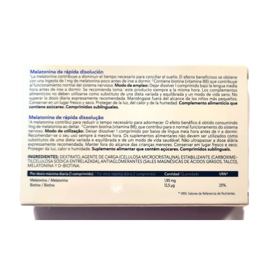 Acofarvital Melatonine 1.95mg 60comp