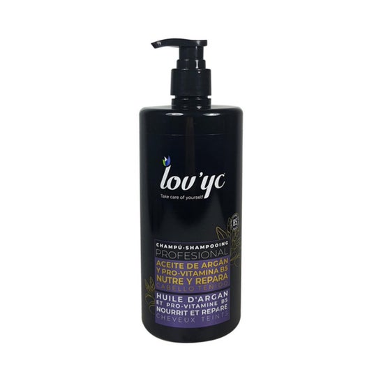 Lov'yc Aceite de Argán y Provitamina B5 Cabello Teñido Champú 750ml