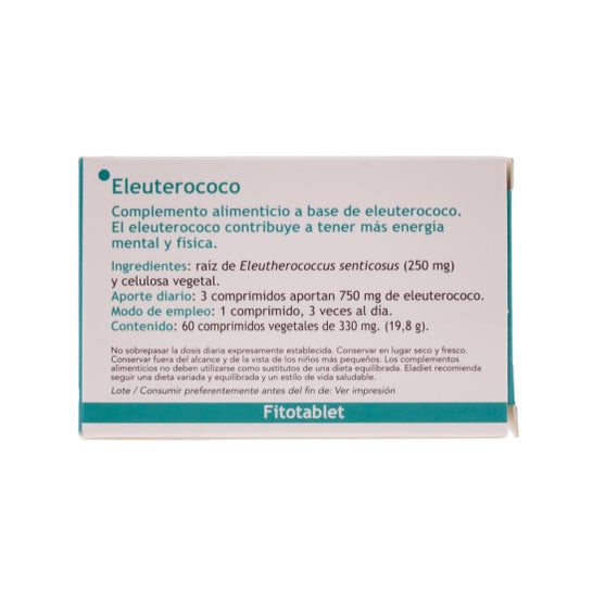 Fitotablet eleuterococo 60 comp