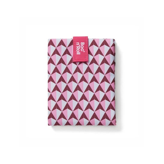 By Roll'eat Boc'N'Roll Porta Bocadillos Tiles Rosa 1ud