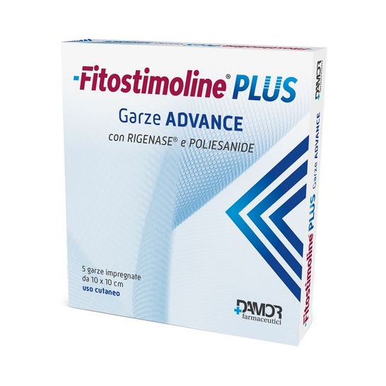 Farmaceutici Damor Fitostimoline Plus Gasa Adva 10x10cm 5uds