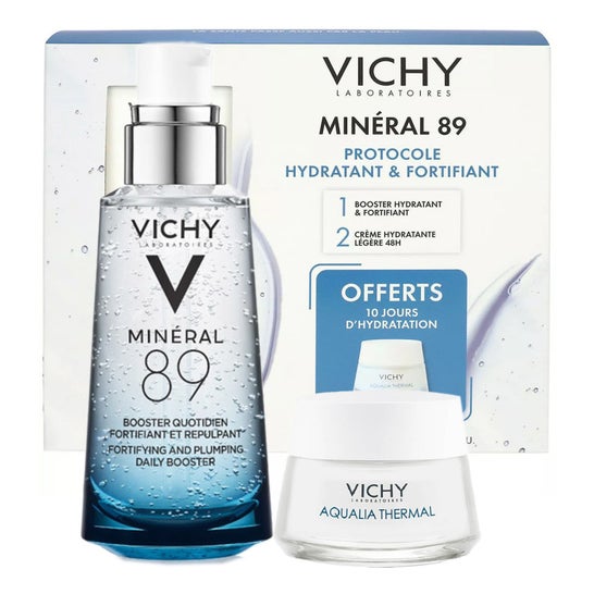 Vichy Minéral 89 Booster Cotidiano + Aqualia Thermal Crema Liger