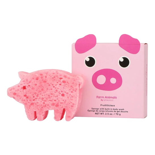 Spongellé Peggy Pig Farm Animals Esponja 70 gr