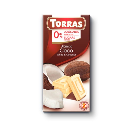 Torras Chocolate Blanco Coco 75 g