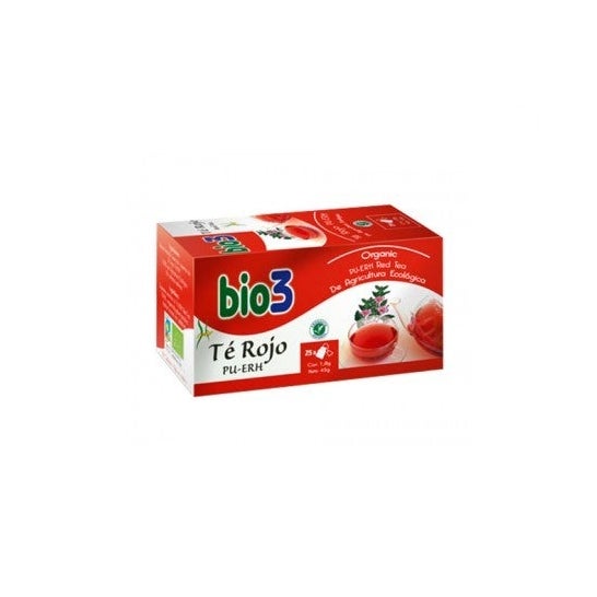 Bio3 té rojo Pu-erh ecológico 25uds