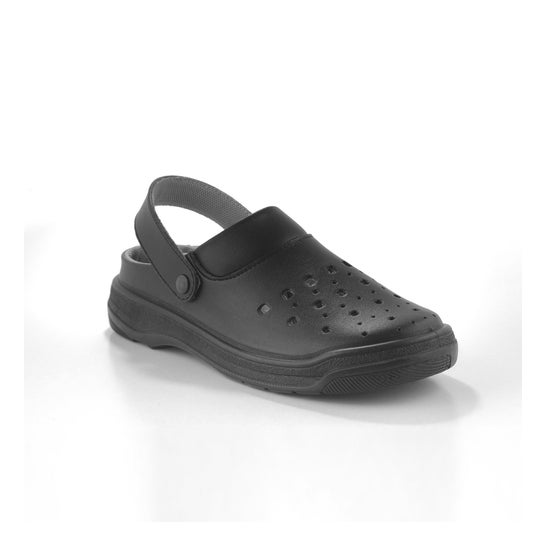 Clog Nizza Perforated Black Num 42
