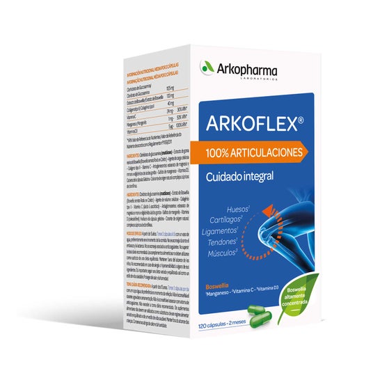 Arkopharma Arkoflex 100% leddene 120 kapsler