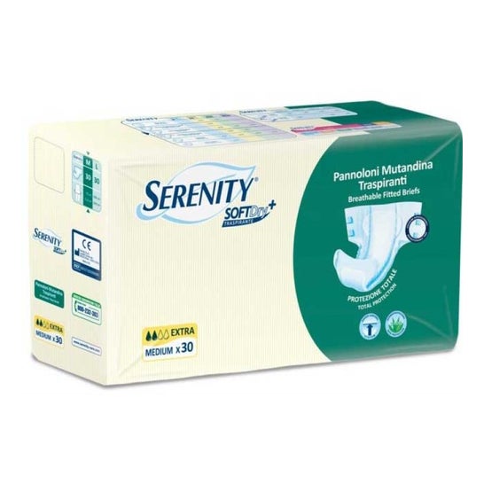 Serenity Soft Dry+ Pannoloni Mutandina Extra M 30 Unità