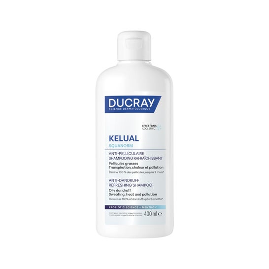 Ducray Kelual Squanorm Champú Refrescante Mentol 400 ml
