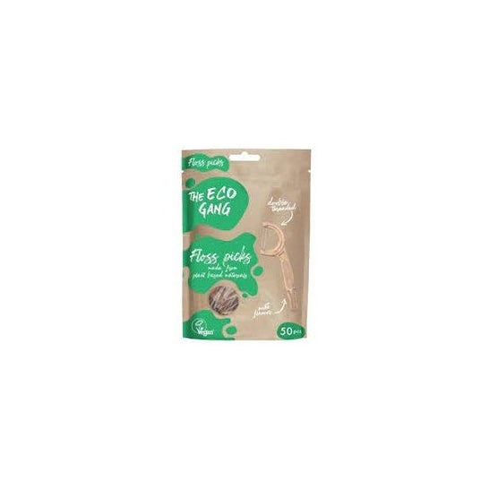 The Eco Gang Floss Picks Mint 50uds