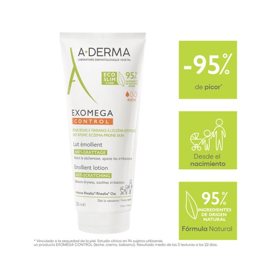 A-Derma Exomega Control Leche Emoliente 200ml