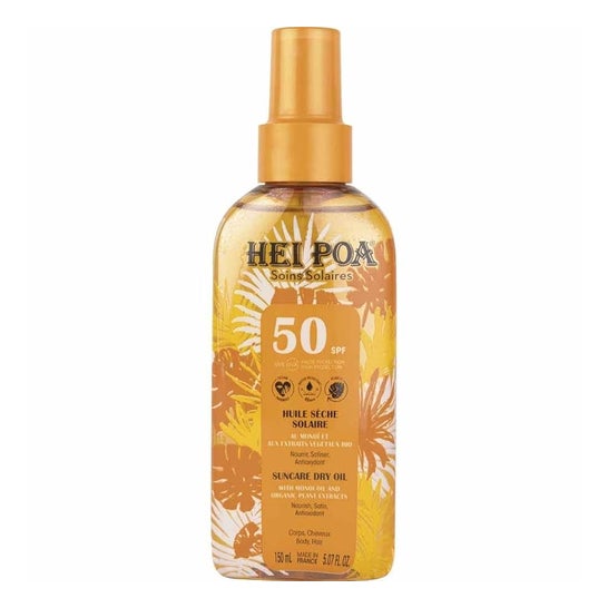 Hei Poa Monoi Dry Oil High Protection 50SPF 150ml