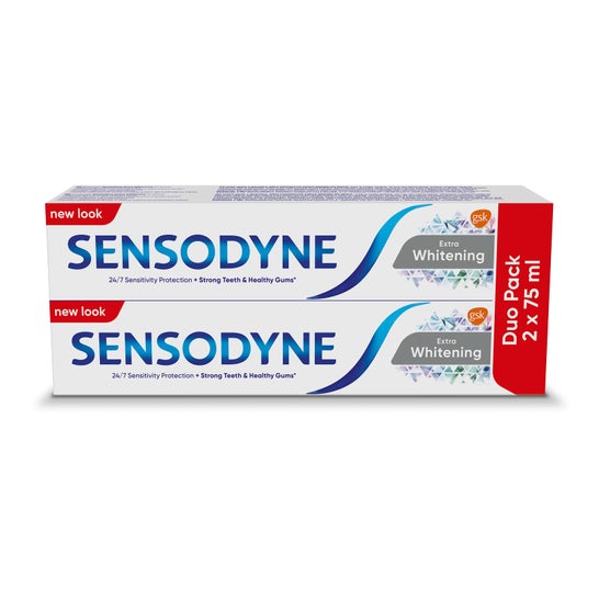 Sensodyne Extra Whitening Toothpaste 2x75 ml