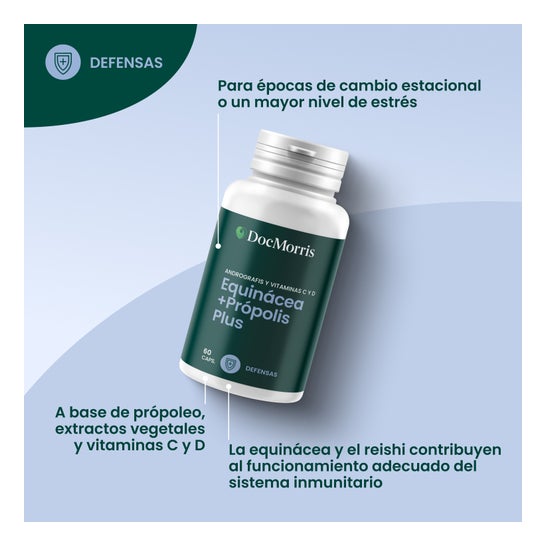 Docmorris Equinácea + Própolis Plus 60 caps