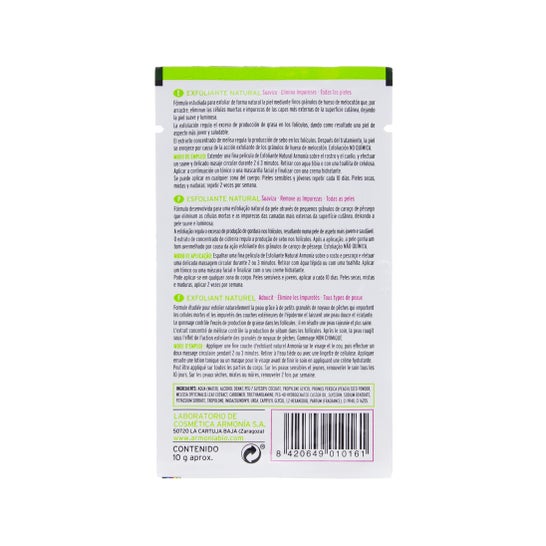 Armonía Mascarilla Exfoliante 10 g