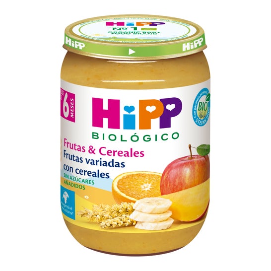 Hipp Potito di frutta assortita con cereali +6M 190g