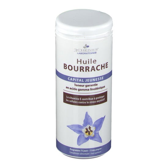 3 Chnes Huile Bourrache 150 capsules