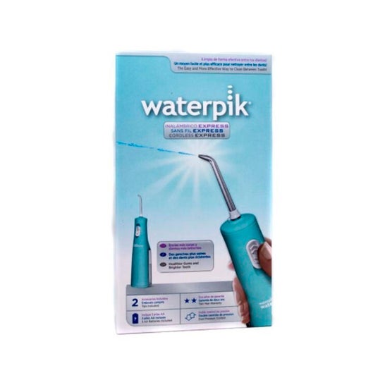 Waterpik® Express irrigador bucal inalámbrico azúl WP-02