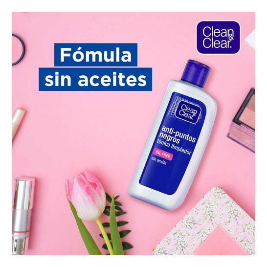 Clean & Clear Tónico Limpiador Anti-Puntos Negros Sin Aceite 200ml