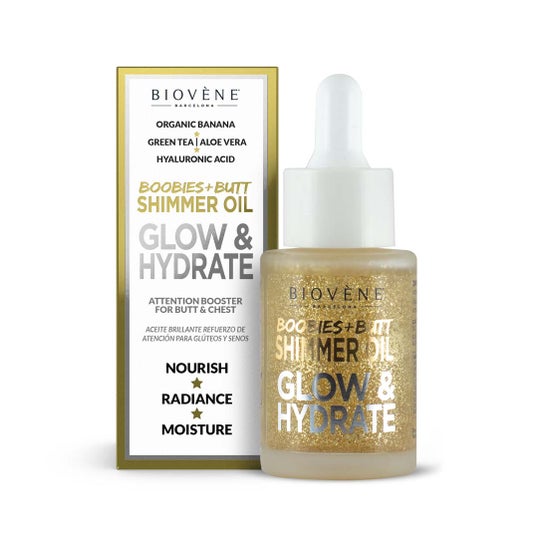 Biovene Shimmer Oil Glow & Hydrate Boobies & Butt 30ml