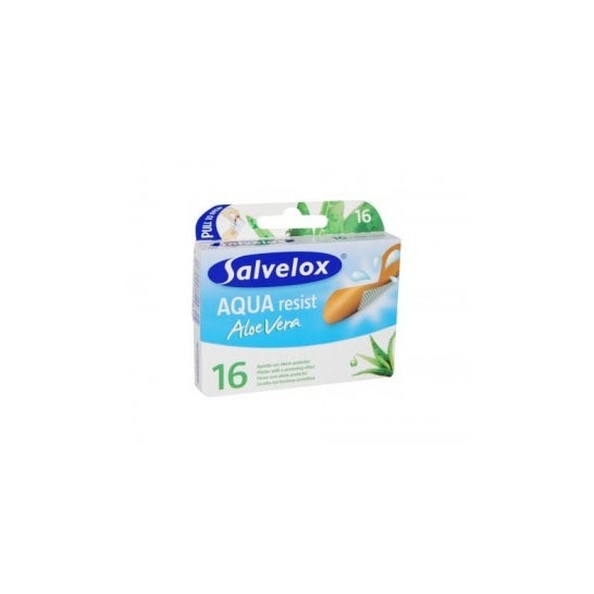 Salvelox Aqua Resist apósito adhesivo Aloe Vera 16 uds