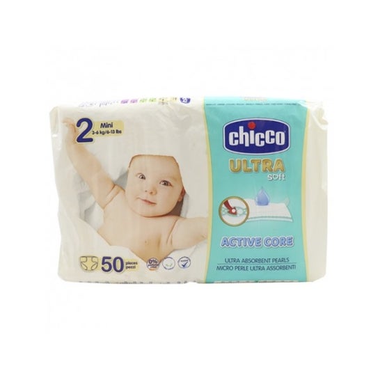 Chicco Ultrasoft Diaper 3-6kg T/ 2 50u