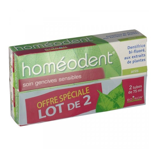 Homeodent Sensitive Gums Toothpaste Anise 2x75ml
