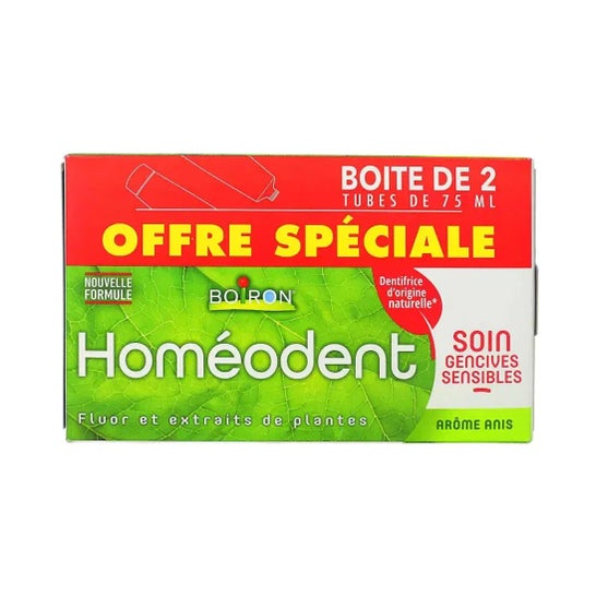 Homeodent gengive sensibili dentifricio anice 2x75ml