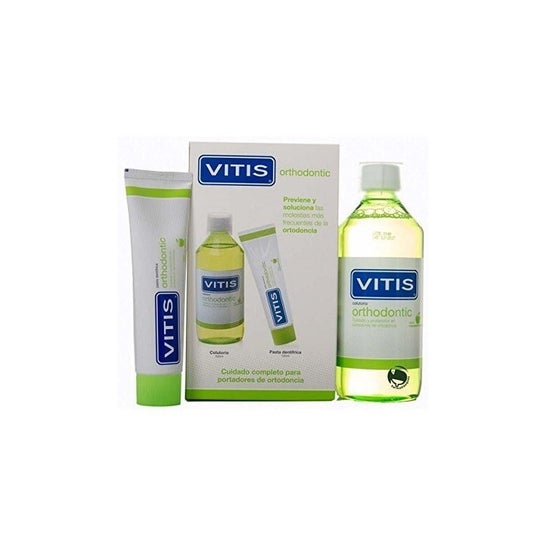Vitis™ Orthodontic toothpaste 100ml + mouthwash 500ml