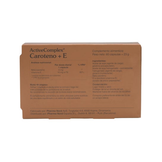 Activecomplex® Caroteno + E 60 caps
