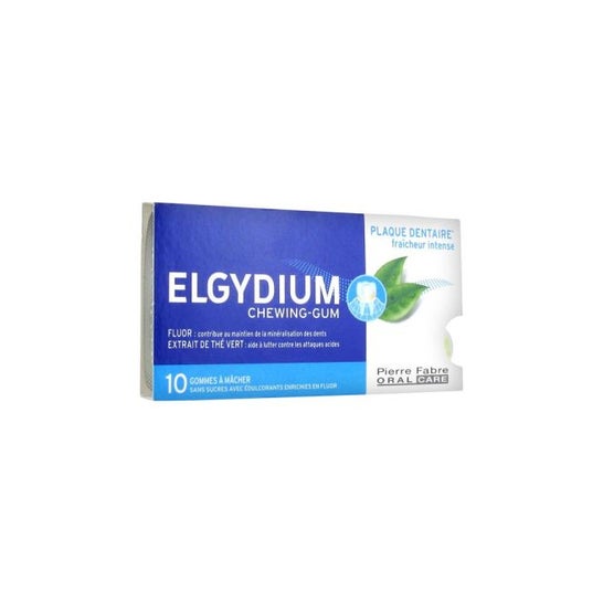 Elgydium Chicles Placa Dental Frescor Intenso 10uds
