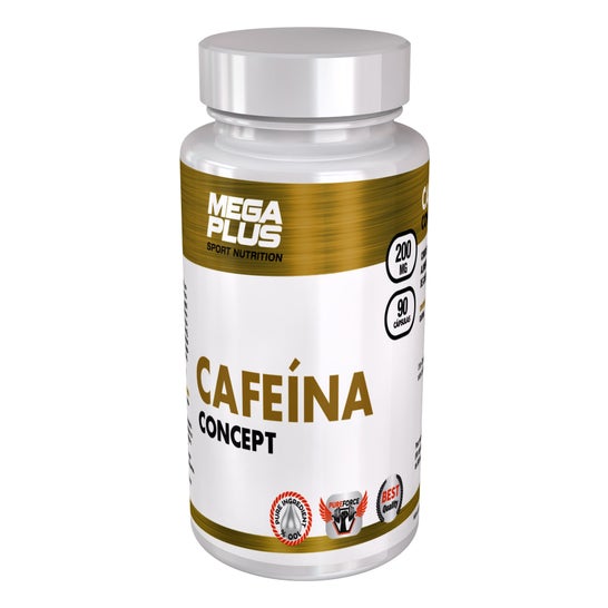 Mega Plus Caffeine Concept 200 Mg 90 Capsules