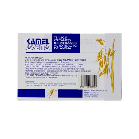 Kamel Ampolla Tensor Cutáneo Instant. Extracto de Avena 1x2 ml